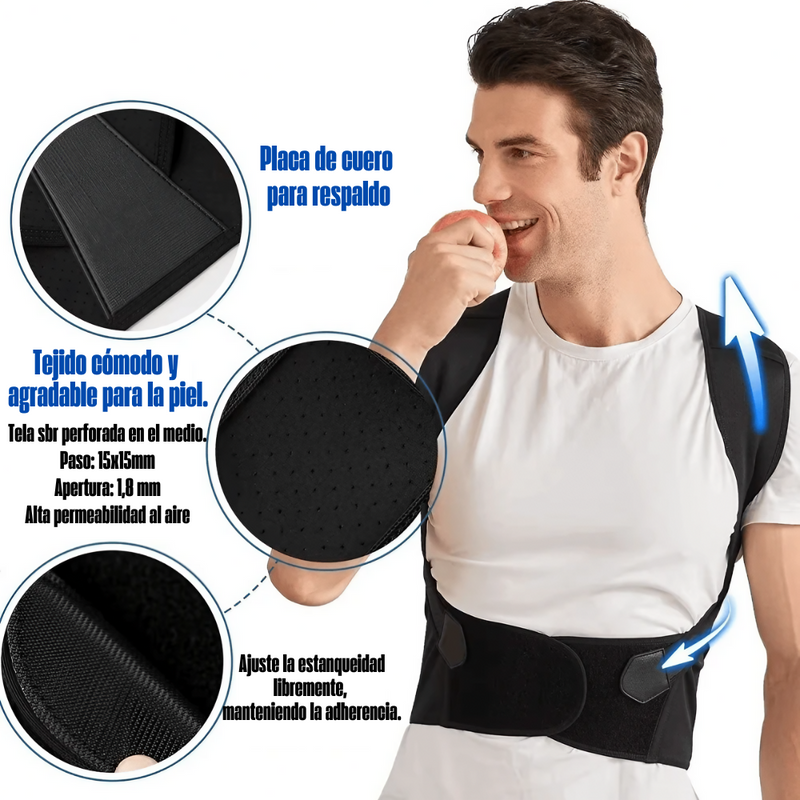 Corrector de Postura Elástico Avanzado para Hombros y Espalda